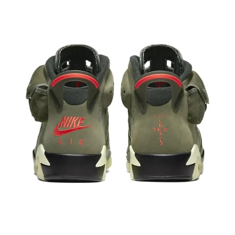 Travis Scott X Jordan 6 Retro Olive-4