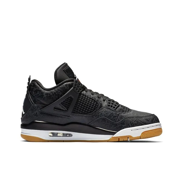 Jordan 4 Retro Laser Black Gum-1