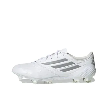 Adidas Adizero F50 4 Leather Fg White Silver Metallic
