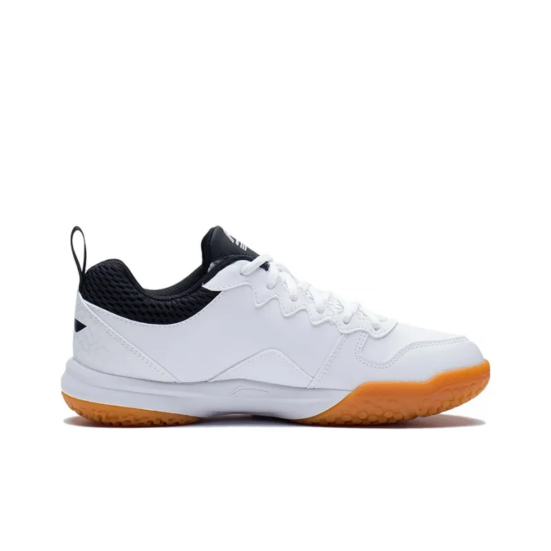LiNing Ace 21 V1 Slip Resistant, Abrasion Resistant, Breathable Low Top Badminton Shoes Unisex White Black-1