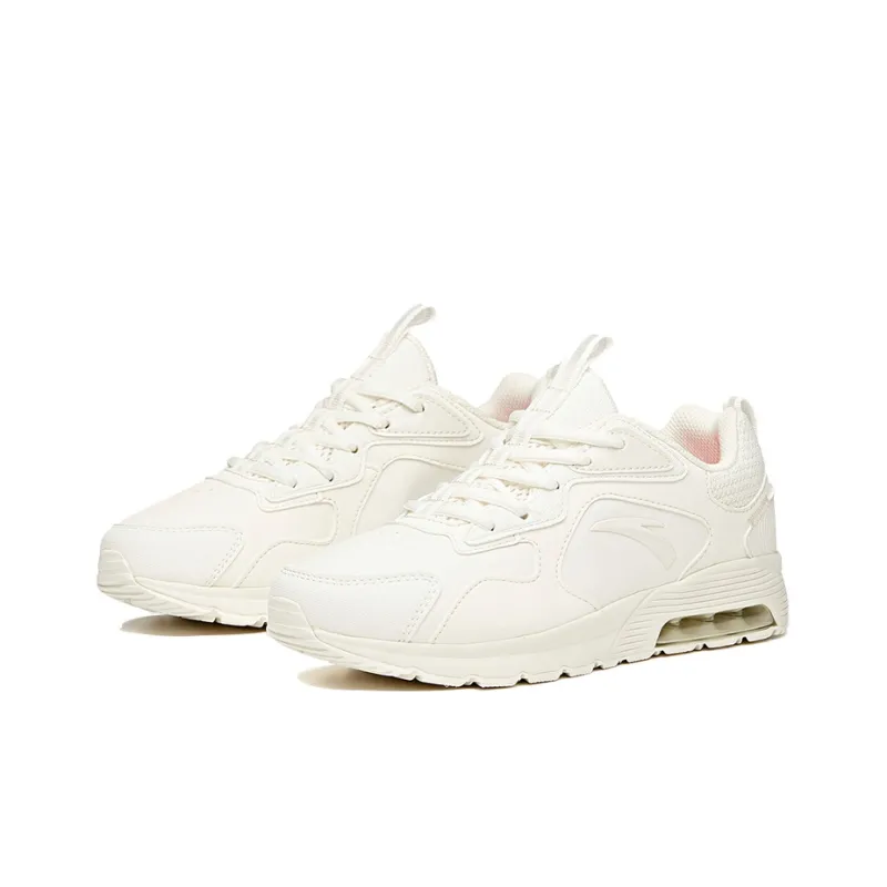 Anta Variety Training Collection Slip Resistant Cushioning Abrasion Resistant Low Top Training Shoes Women's White-1