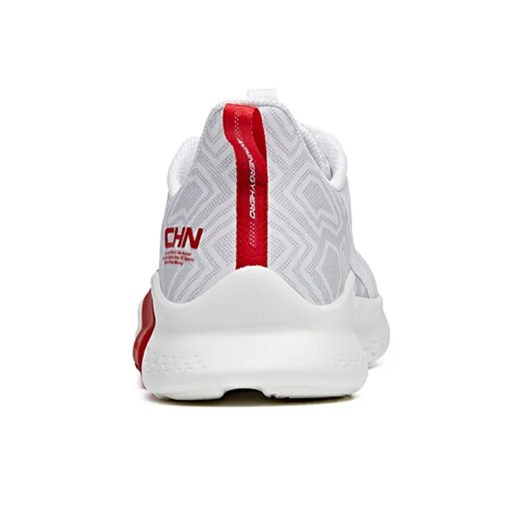 Anta Variety Training Collection Shock Absorbers With Slip Resistant Features Low Top Training Shoes Men's White Red-4