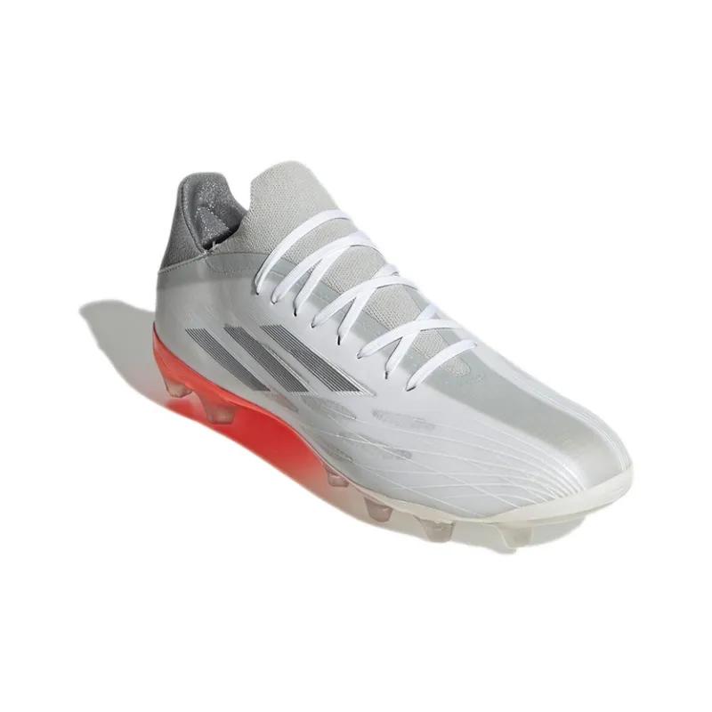 Adidas X Speedflow AG Short Rubber Studs HG Short Rubber Studs Anti-Slip Wear-Resistant Soccer Shoes Men's White Gray-2