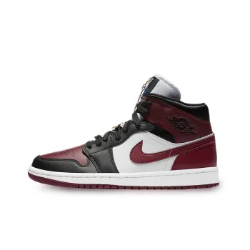 JORDAN 1 Mid Se Black Dark Beetroot Women's