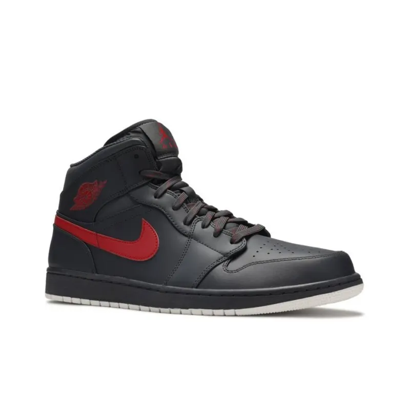 Jordan 1 Retro Mid Anthracite Gym Red-1