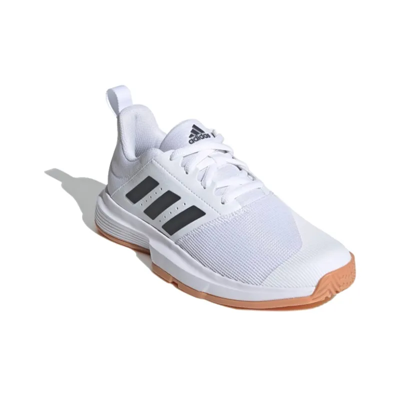 Adidas Essence Indoor Low Tops Badminton Shoe Unisex White-2