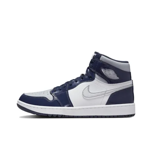 Jordan 1 Retro High Golf Patent Midnight Navy