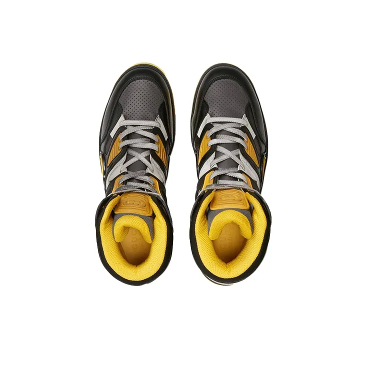 GUCCI Basket High 'Black Demetra Yellow'-2