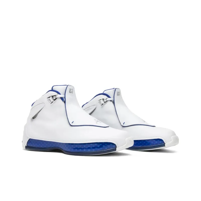 Jordan 18 OG White Sport Royal Men's-2