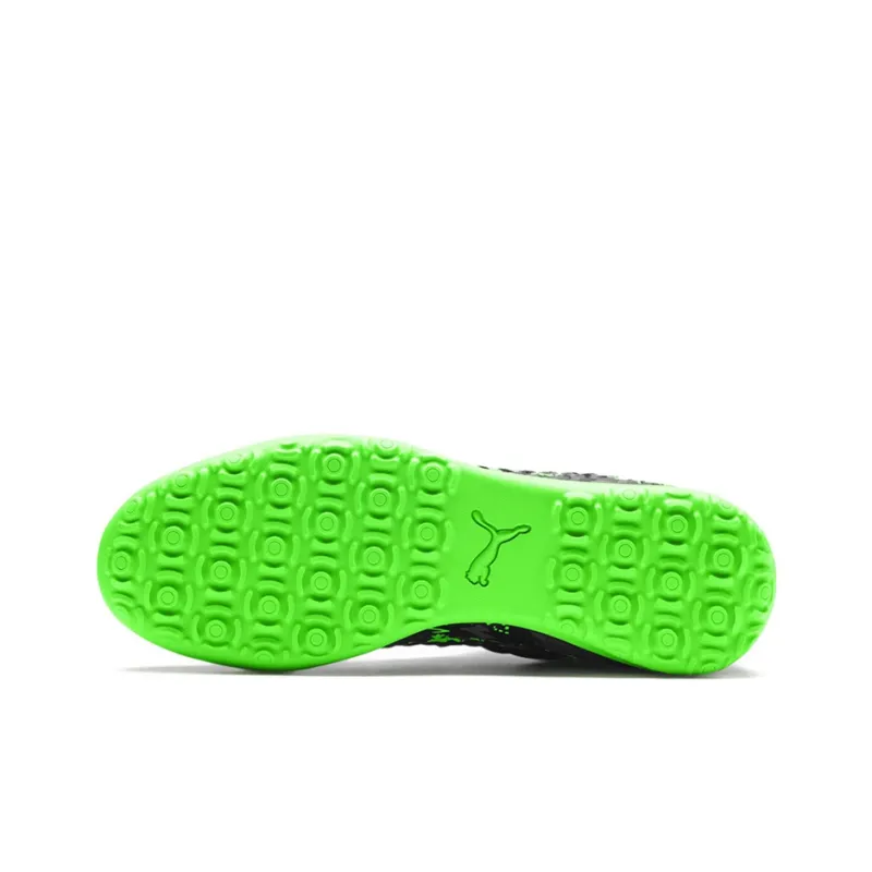 PUMA Future 19.3 Netfit Tt M Soccer Shoes Black/Green-4