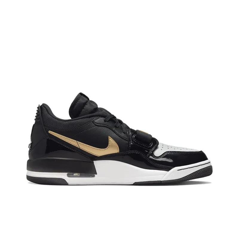Jordan Legacy 312 Low Black Metallic Gold-1