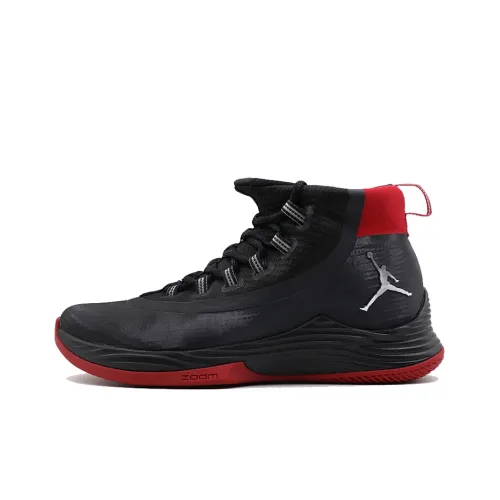 Jordan Ultra Fly 2 Vintage Basketball Shoes Men High-Top Black/Red