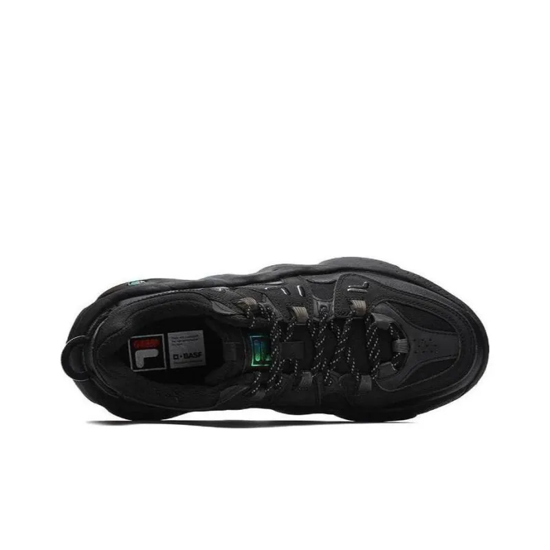 FILA Panini Low Retro Basketball Sneakers 'Black'-3