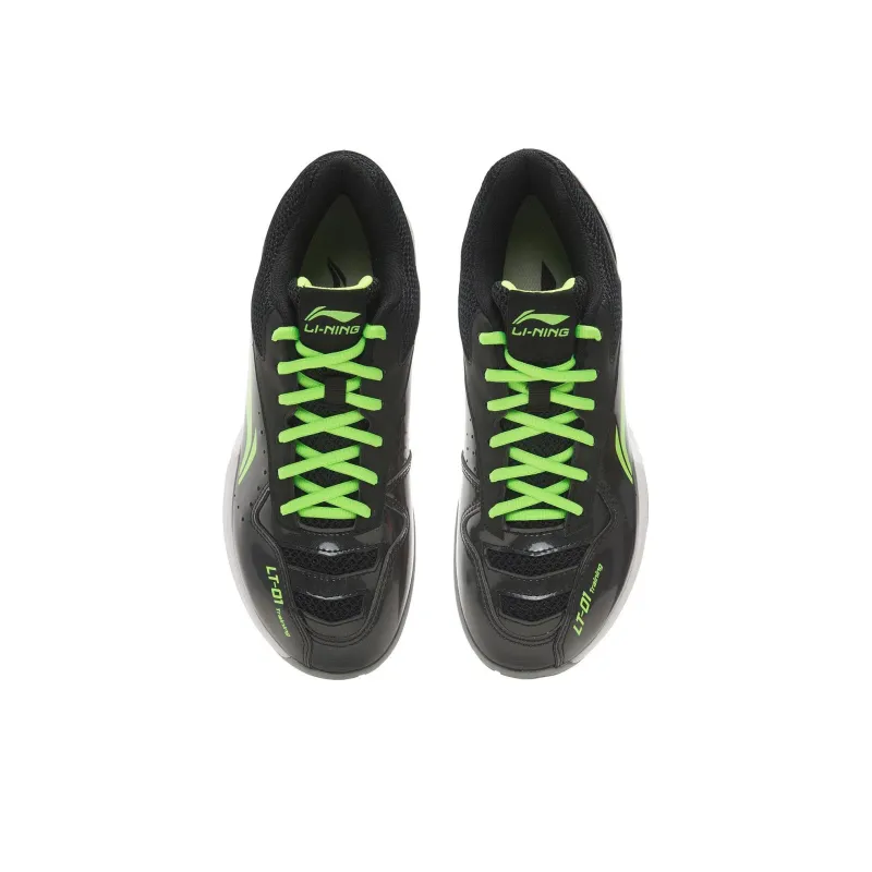LiNing Thunder Series Training Anti Slip And Wear Resistant Breathable Low Top Badminton Shoes Unisex Black-3