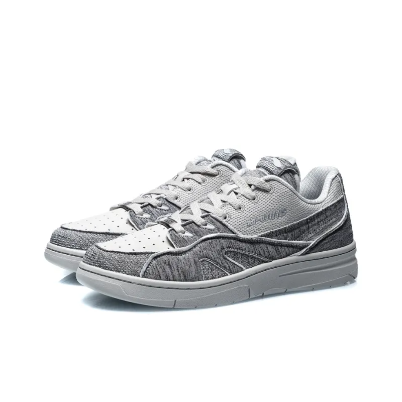 LiNing 937 Vintage Basketball Shoes Men Low Top Brick Gray-2