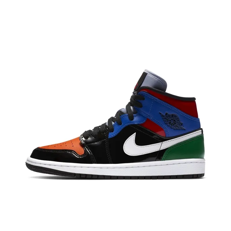 Jordan 1 Mid Multi Patent Women's-0
