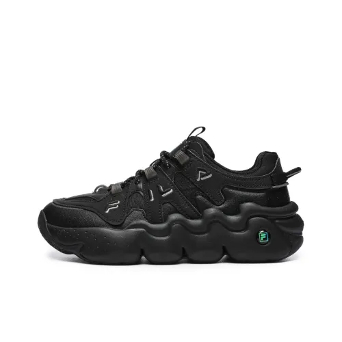 FILA Panini Vintage Basketball Shoes Women's Low-Top Black