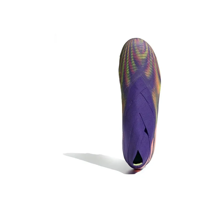 Adidas Nemeziz AG Rubber Short Studs Anti Slip Wear Resistant Soccer Shoes Men's Purple Pink-3