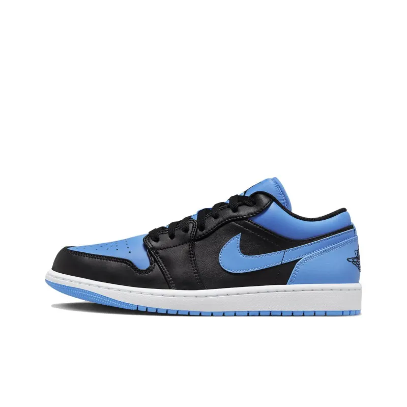 Jordan 1 Low Black University Blue-0