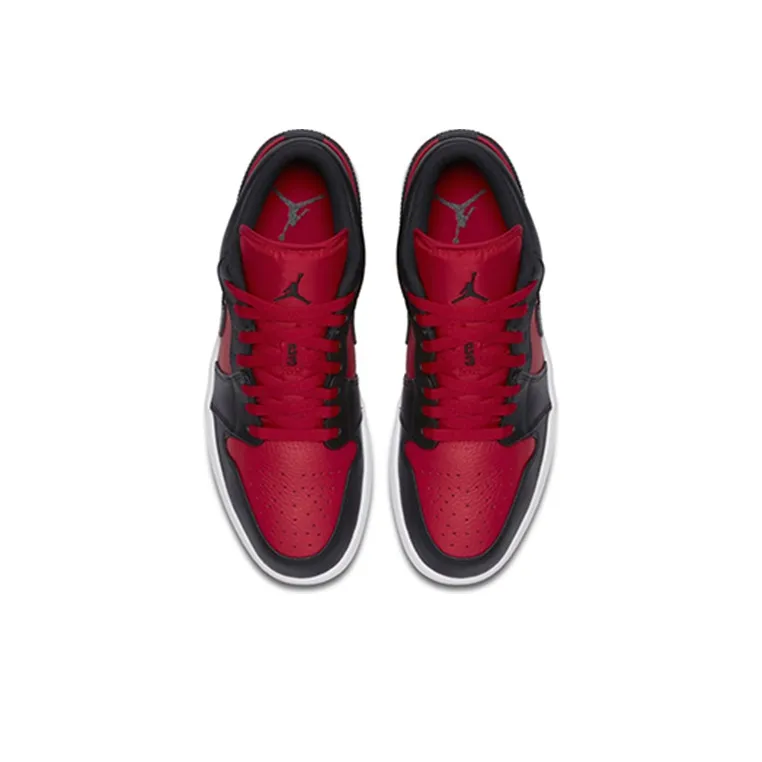 Jordan 1 Low Black Gym Red-3