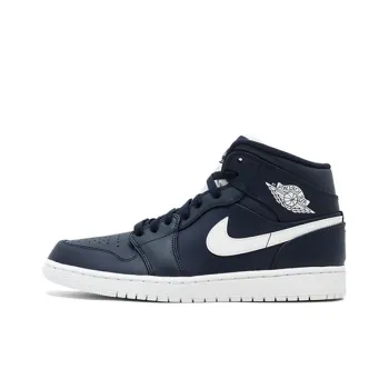 JORDAN 1 Retro Mid Obsidian White