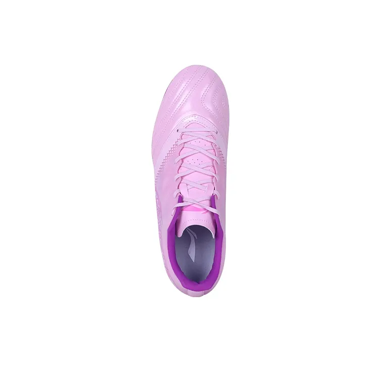 LiNing Iron 2 Cushioned Anti-Slip And Wear-Resistant Lightweight Soccer Shoes Men's Fresh Lotus Pink Fresh Lotus Pink-2