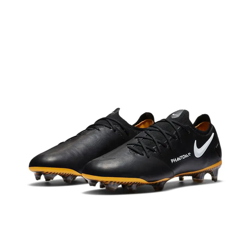 Nike Phantom Gt Elite Tech Craft Fg Black Pro Gold-2