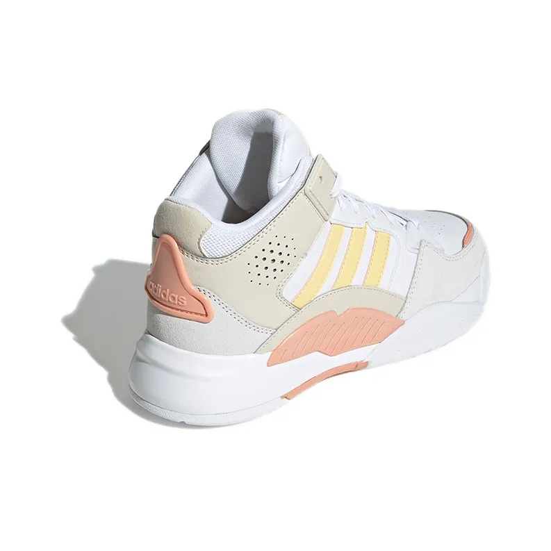 Adidas Neo 5th Quarter 'White Yellow Orange' Women's-3