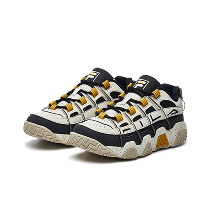 FILA Barricade White/Black Women's-2
