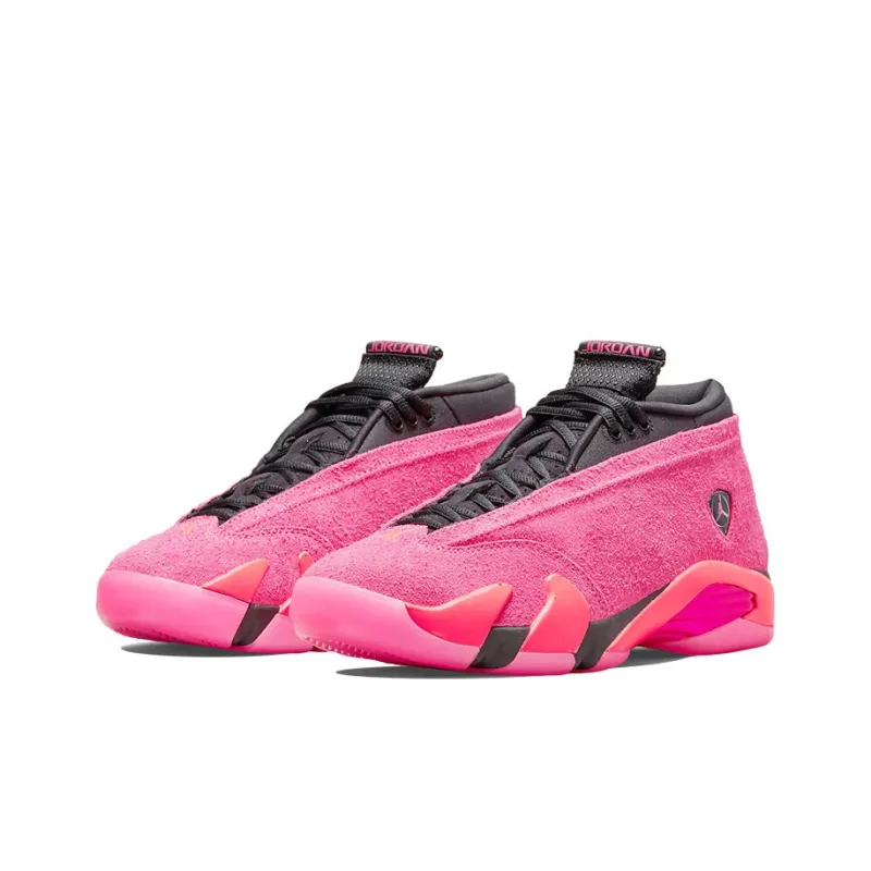 Jordan 14 Retro Low Shocking Pink Women's-2