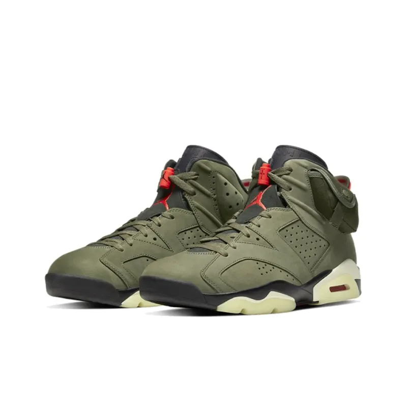 Travis Scott X Jordan 6 Retro Olive-2
