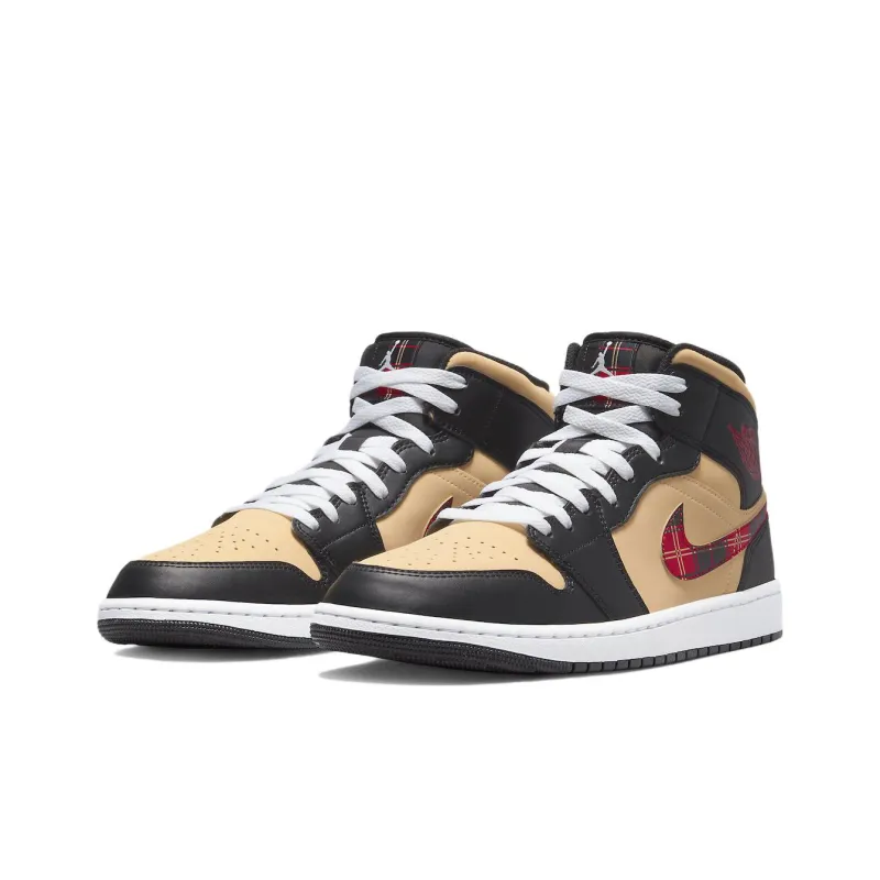 Air Jordan 1 Mid Se 'Tartan Swoosh'-2