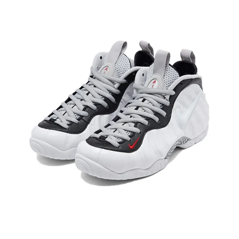 Nike Air Foamposite Pro White Black University Red-1