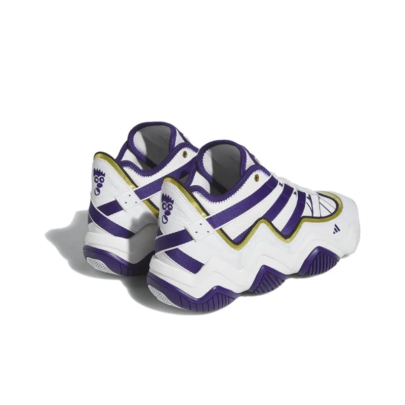 スニーカー adidas Top Ten 2010 White Purple Gold Adidas Originals Top Ten 2010 White Purple Gold US M 12.5