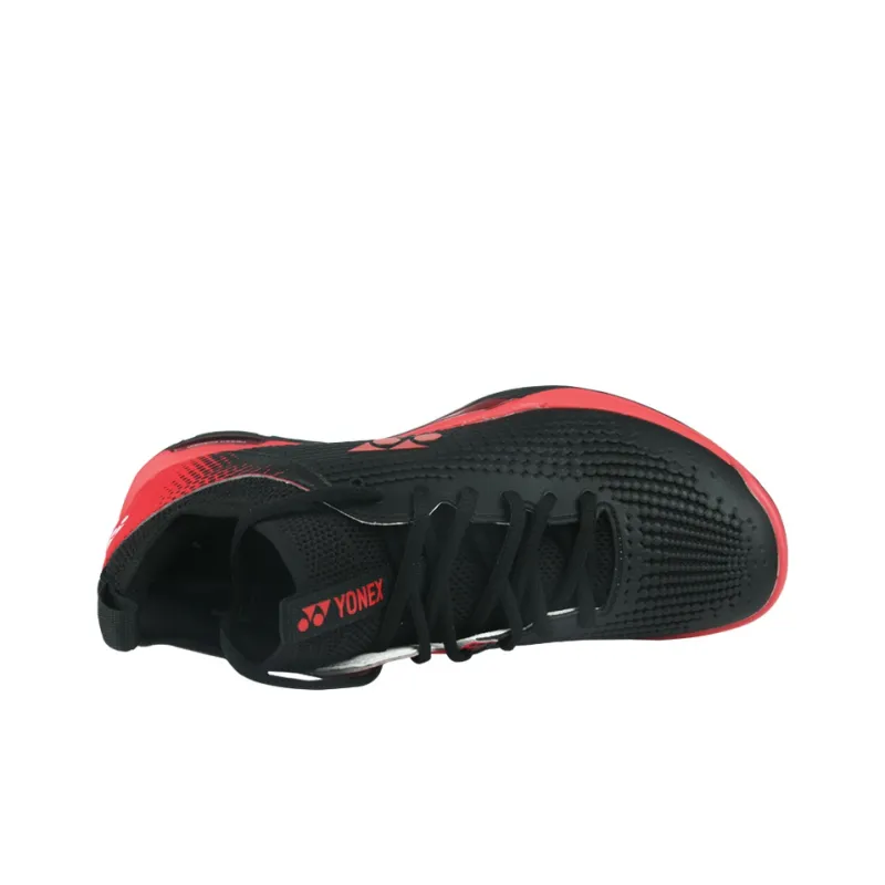 YONEX Power Cushion Breathable Lightweight Rebound Low Top Badminton Shoes Men's Black Red-2