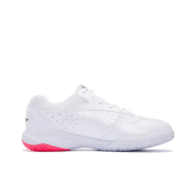 LiNing Thunder Series Training Anti Slip And Wear Resistant Coverage Support Low Top Badminton Shoes Unisex White-1