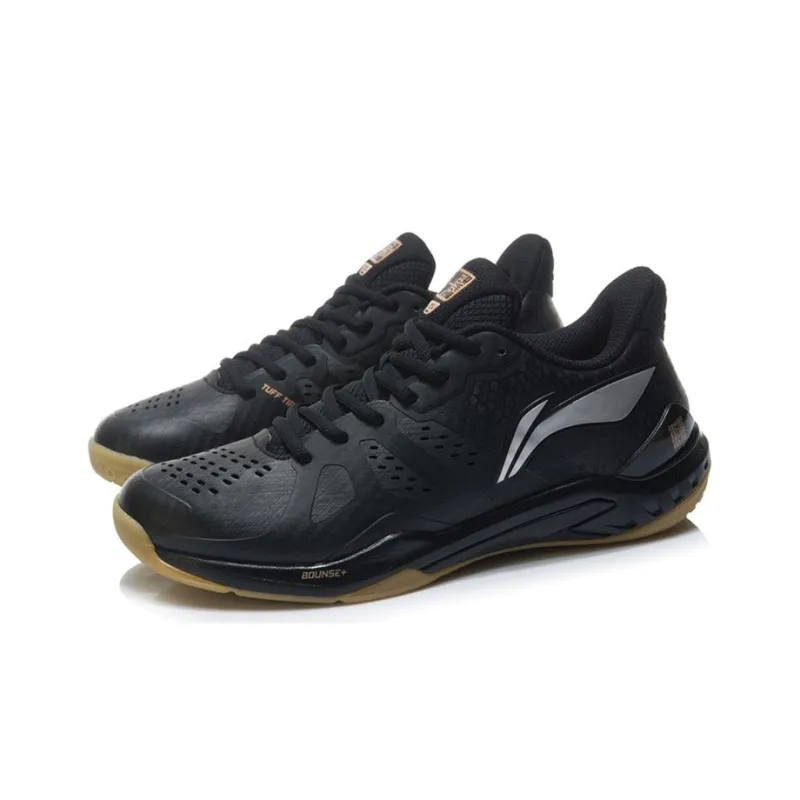 LiNing Cloud Thunder Cushioned Slip Resistant Abrasion Resistant Badminton Shoes Men's Black-2