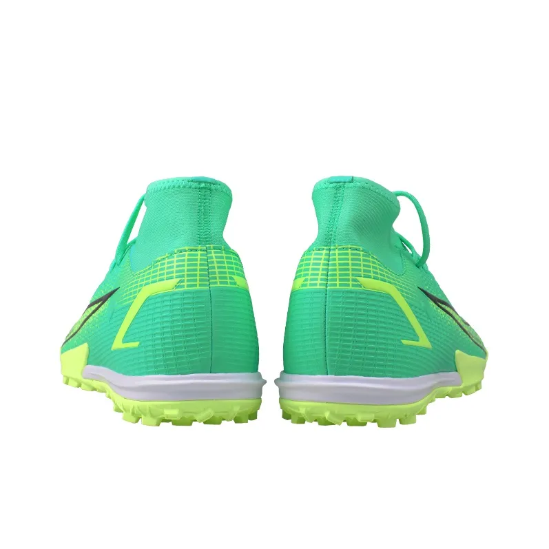 Nike Mercurial Superfly 8 Academy Tf Turf Soccer Shoes 'Blue Neon Green'-4