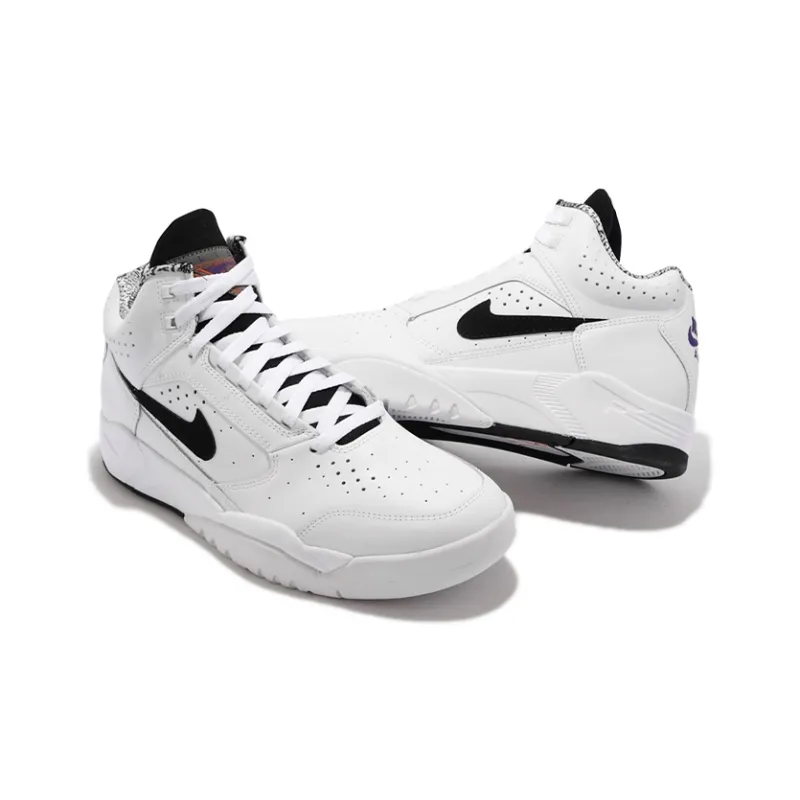 Nike Air Flight Lite II Mid White Black 2021-3