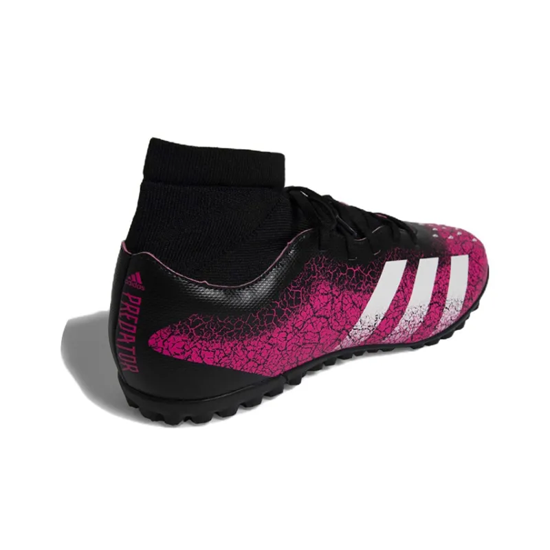 Adidas Predator Freak .4 AG Rubber Short Studs Anti-Slip And Wear-Resistant Lightweight Soccer Shoes Unisex Black Pink-3