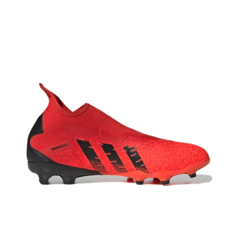 Predator Freak.3 Adidas Laceless Fg 'Demonscale - Solar Red'-1