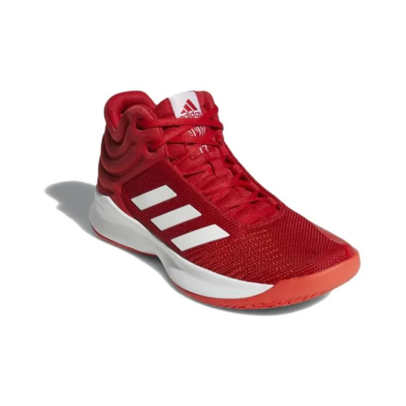 Adidas Pro Spark Wear-Resistant Slip-Resistant Low-Top Vintage Basketball Shoes Men's Red-2