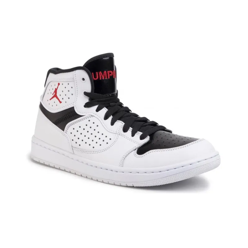 Jordan Access White Black University Red-2