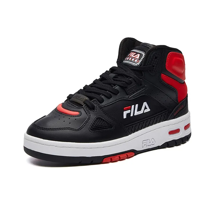 FILA Teratach High Top Black/Red Women's-1