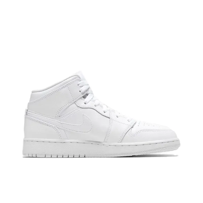 JORDAN 1 Mid Triple White 2020 GS-1