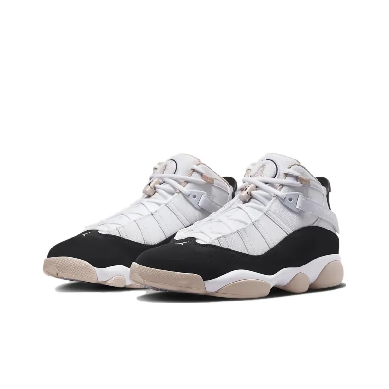 Jordan 6 Rings White Fossil Stone Black-2