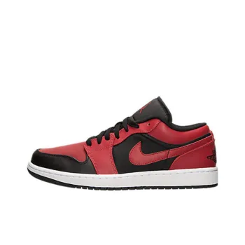 JORDAN 1 Retro Low Black Gym Red
