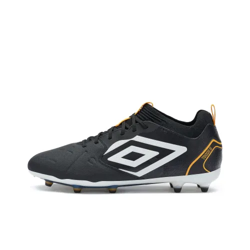 Umbro Soccer Shoes Men Low-Top Black/White/Orange/Yellow