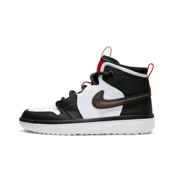 Jordan 1 High React Black White Gym Red