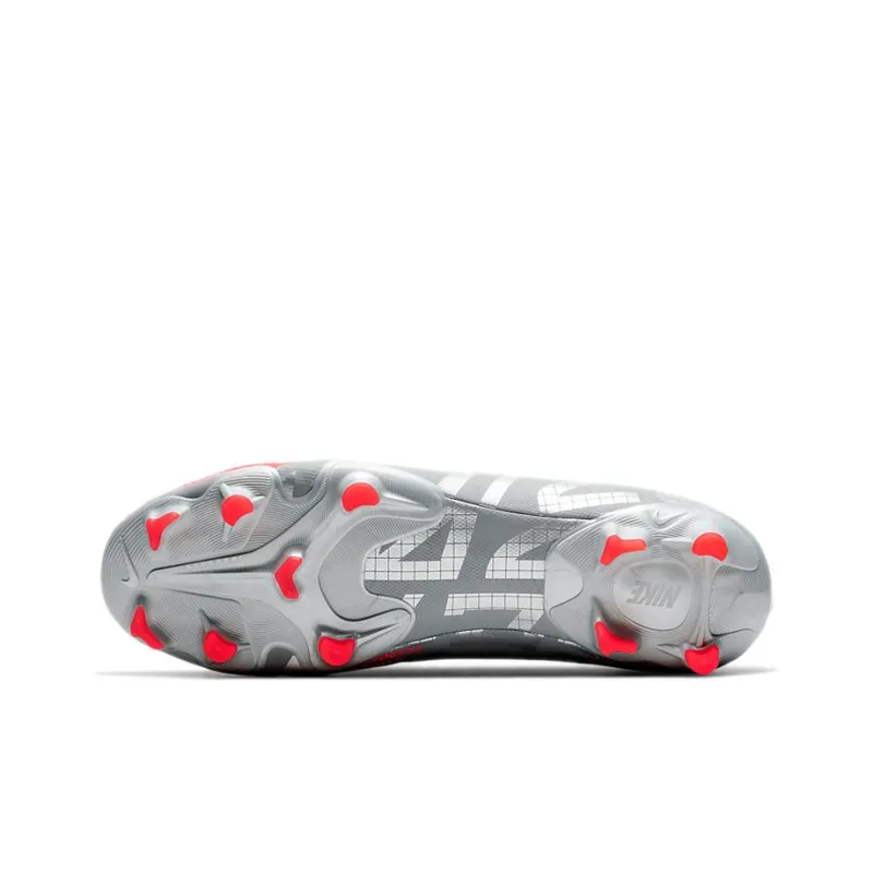 Nike Mercurial Vapor 13 FG/MG Metallic Grey Crimson-5